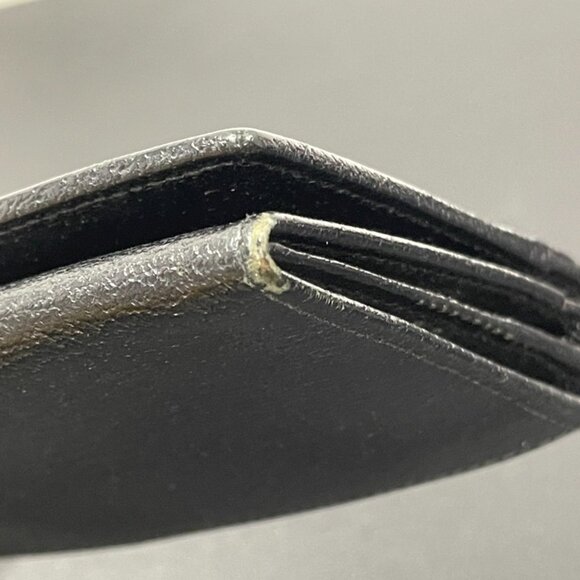 Gucci. Women's Black Guccisima Canvas/Leather Long Wallet. (JB1023) - Picture 7 of 12